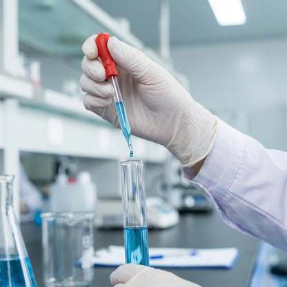 Thick Glass Graduated Cylinder 5ml Measuring Cylinder, with Plastic Base and Bumper Guards 3.3 Borosilicate Glass Lab Cylinder for Liquid Measurement with Glass Dropper