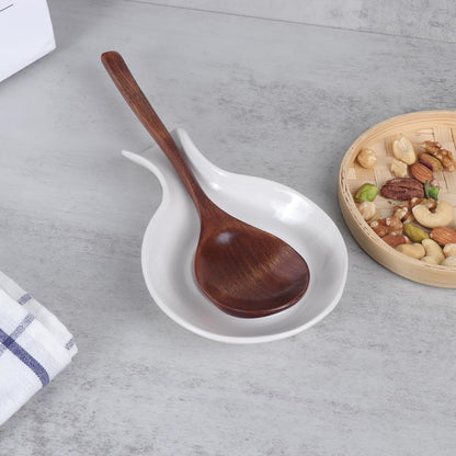 Spoon Rest for Kitchen, Ceramic Spoon Holder for Stove Top, Cooking Spoon Holder,Heat Resistant Utensil Rest for Countertop, Dishwasher Safe, Blue (1 pcs)