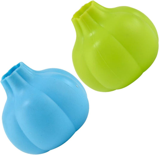 2Pcs Silicone Garlic Peeler Tube Roller Easy Garlic Skin Remover Tool Flexible and Soft Design for Quick Peeling for Home Cooks Random Color