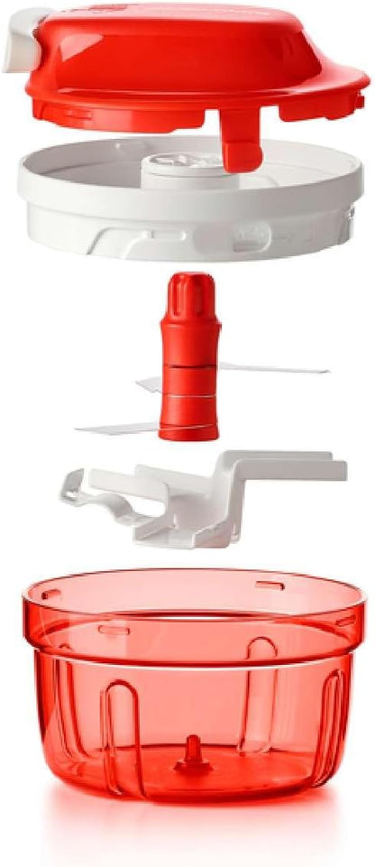 Power Chopper Mini - Manual Food Processor - 300ml Capacity - No Electricity Needed - Ideal for Chopping Herbs, Nuts, Garlic, Vegetables - Food Preparation Accessory & Kitchen Gadget