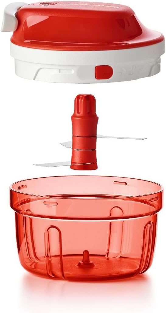 Power Chopper Mini - Manual Food Processor - 300ml Capacity - No Electricity Needed - Ideal for Chopping Herbs, Nuts, Garlic, Vegetables - Food Preparation Accessory & Kitchen Gadget