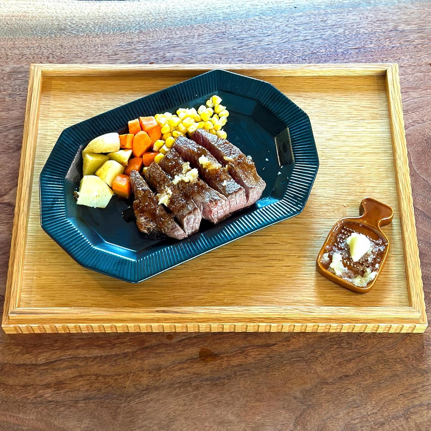 Made in Japan Wasabi Ginger Grater Set of 2 (Minoyaki Brown)