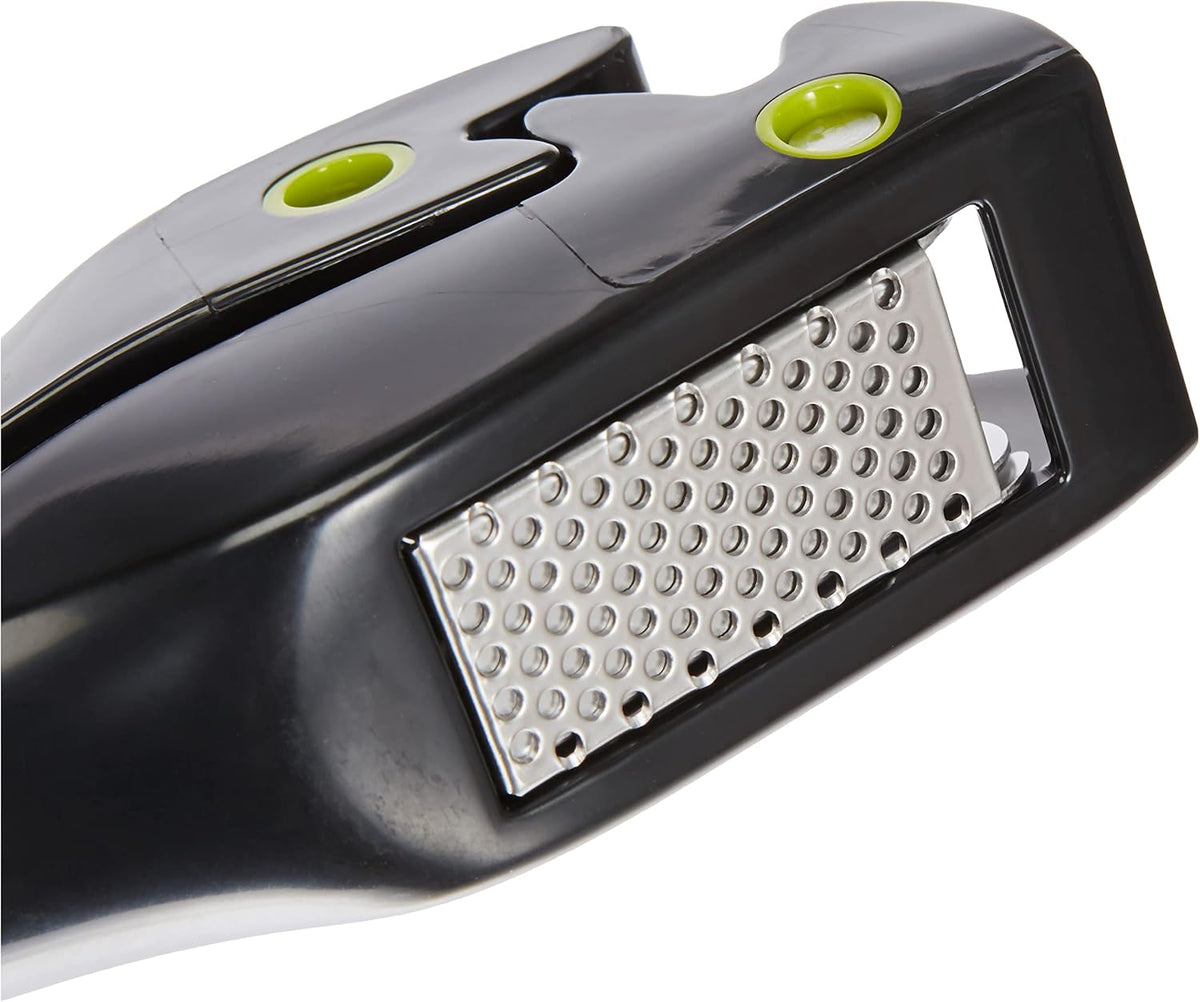 Easycook Gralic Press, Stainless Steel, Silver/Black/Green, 19 x 4 x 6 cm