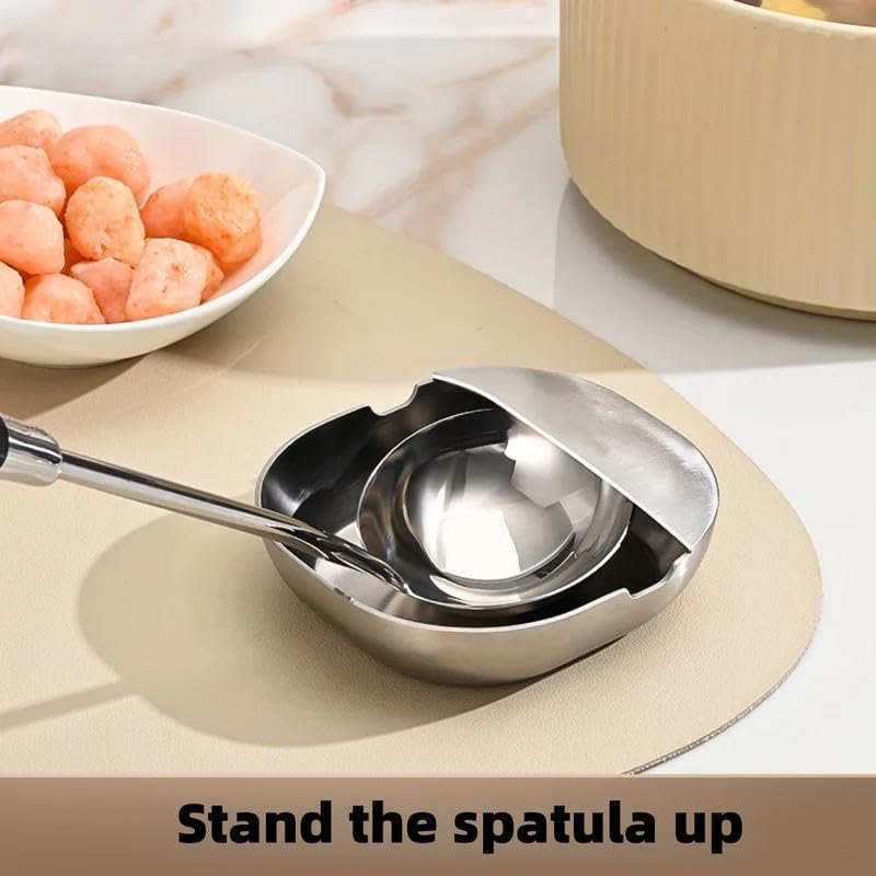 Pot Lid Holder, 1 Count Soup Spoon Rack, Cooking Spatula Rest Holder, Pot Lid Rest Stand, Tableware Storage Rack, Kitchen Supplies Kitchenware Home.