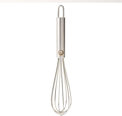 2-Piece Tiny Whisk Set – 5” & 7” Stainless Steel Mini Whisks for Mixing, Beating & Frothing – Durable Kitchen Utensils for Cooking & Baking