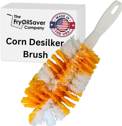 FryOilSaver Corn Silk Remover Brush - Food-Grade, Made in USA