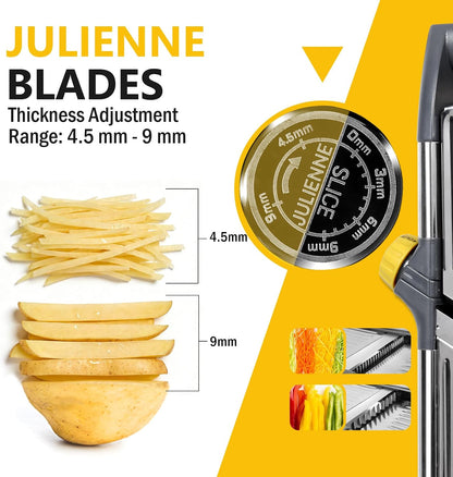 Mandoline Slicer for Kitchen,Adjustable Mandoline Food Slicer