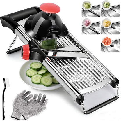 Mandoline Slicer for Kitchen,Adjustable Mandoline Food Slicer