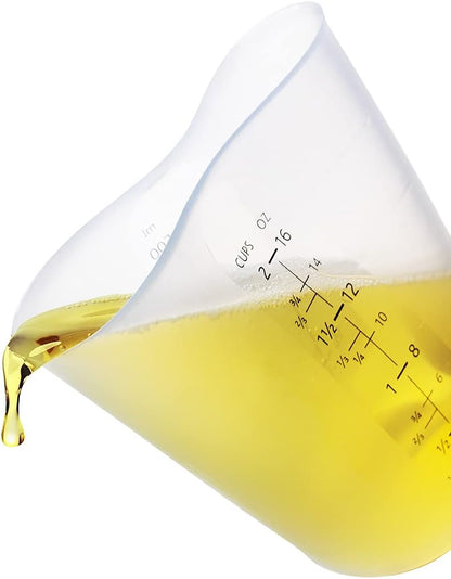 iSi Basics Measuring Cup Silicone Flexible, set of 3, Off-White