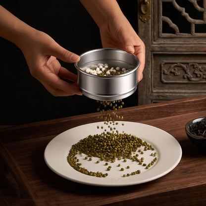 304 Stainless Steel Wire Cloth Lab Sieves, 300 Mesh Test Sieve, 4" Diameter Standard Analysis Sieve for Industrial Laboratory Homes