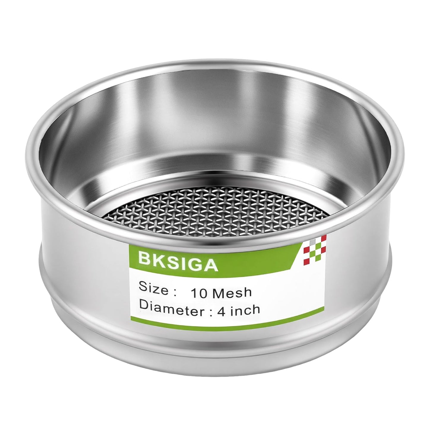 304 Stainless Steel Wire Cloth Lab Sieves, 300 Mesh Test Sieve, 4" Diameter Standard Analysis Sieve for Industrial Laboratory Homes