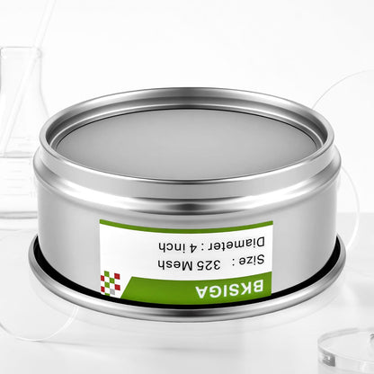 304 Stainless Steel Wire Cloth Lab Sieves, 300 Mesh Test Sieve, 4" Diameter Standard Analysis Sieve for Industrial Laboratory Homes