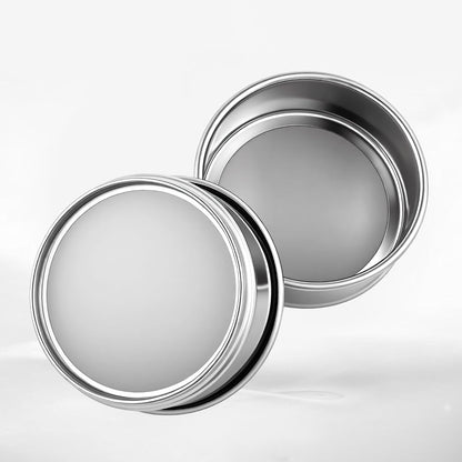 304 Stainless Steel Wire Cloth Lab Sieves, 300 Mesh Test Sieve, 4" Diameter Standard Analysis Sieve for Industrial Laboratory Homes