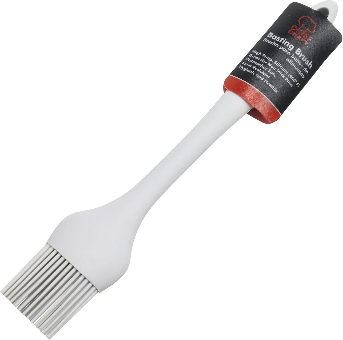 Premium Silicone Basting Brush, 10.25 inch, Pink