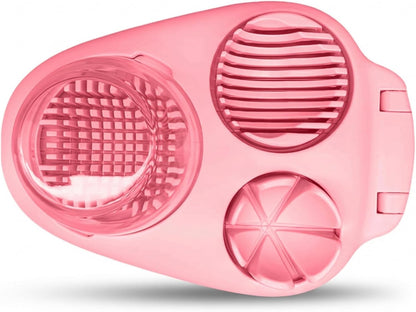 1 Pcs Heavy Duty Egg Slicer with 3 Cutting Modes, Stainless Steel Egg Cutter for Hard Boiled Eggs, Strawberry, Grape, Mushroom, Kitchen Dicer Tool, Send Goods From Local Warehouse