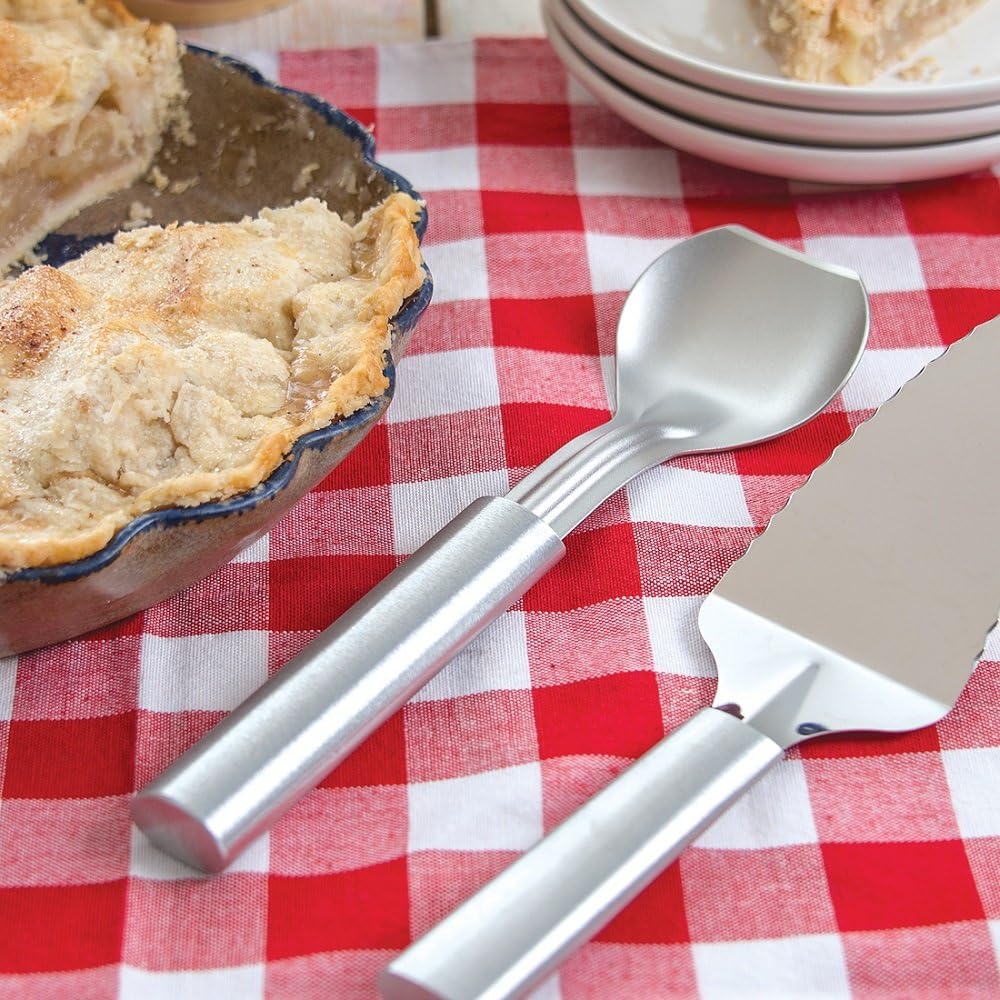 Ice Cream Scoop (R137), Silver Handle | 2.38" x 2.38" Stainless Steel Bowl, Silver Cast Aluminum Handle