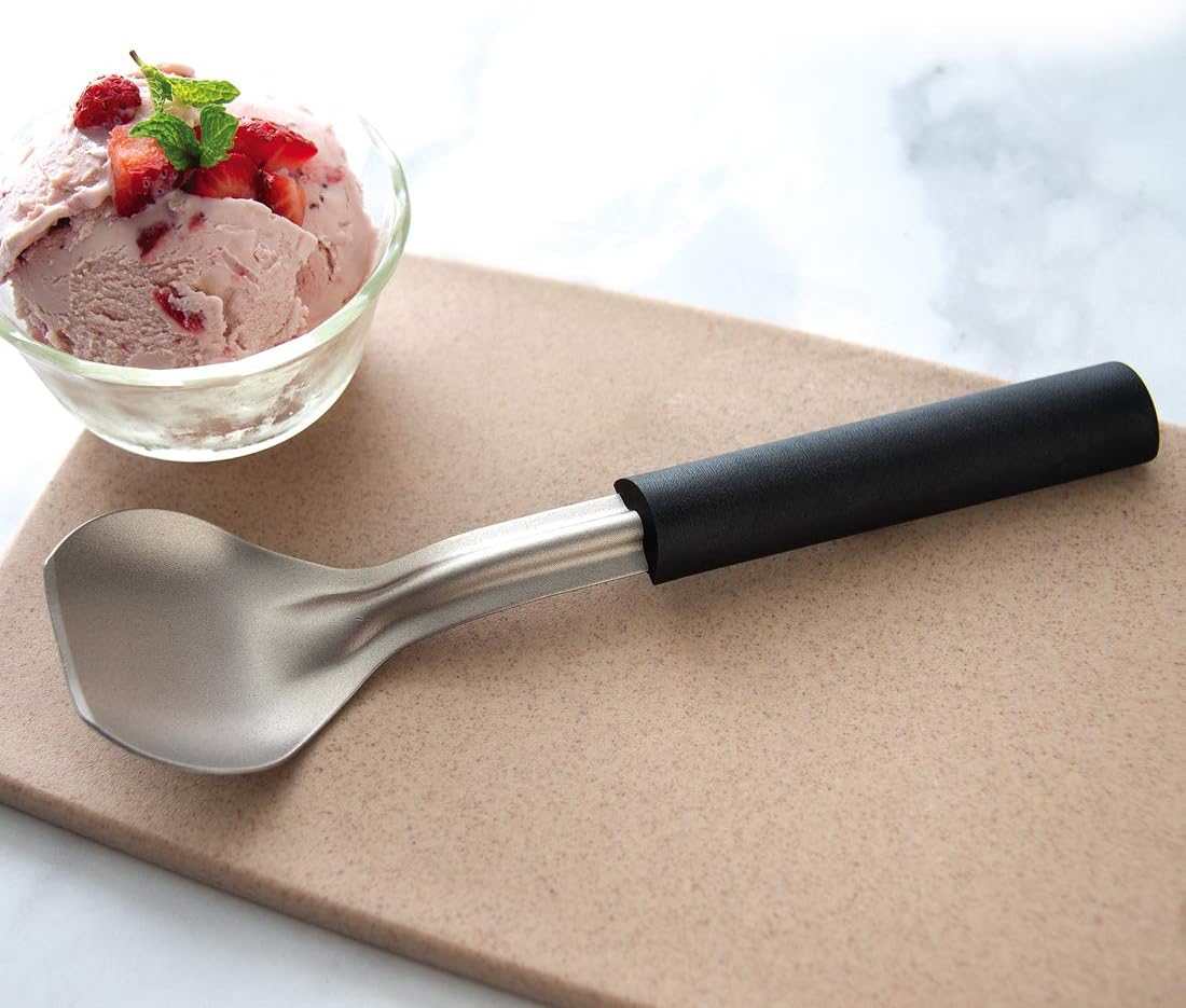 Ice Cream Scoop (R137), Silver Handle | 2.38" x 2.38" Stainless Steel Bowl, Silver Cast Aluminum Handle