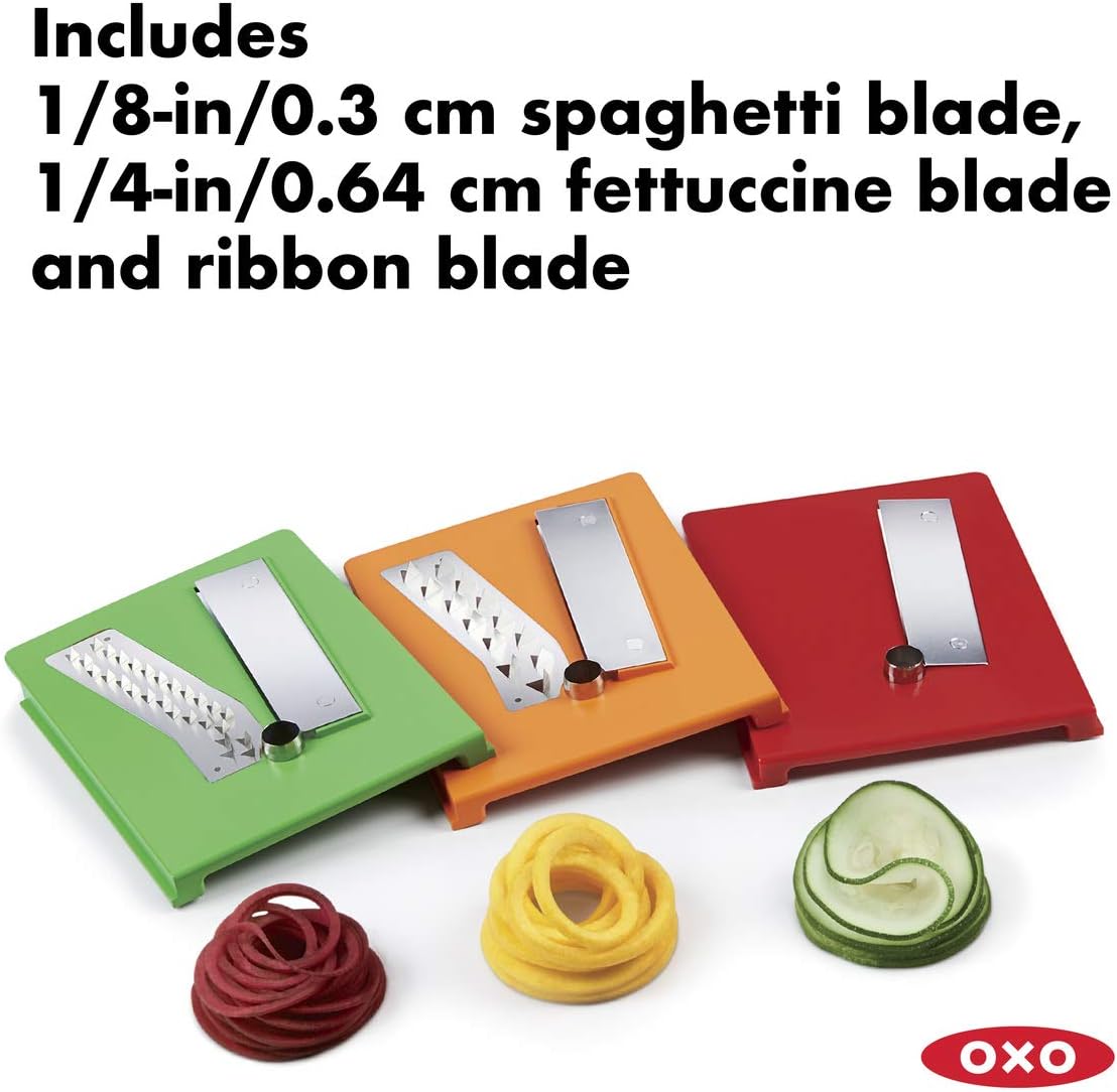 Good Grips 3-Blade Tabletop Spiralizer with StrongHold Suction
