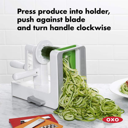 Good Grips 3-Blade Tabletop Spiralizer with StrongHold Suction