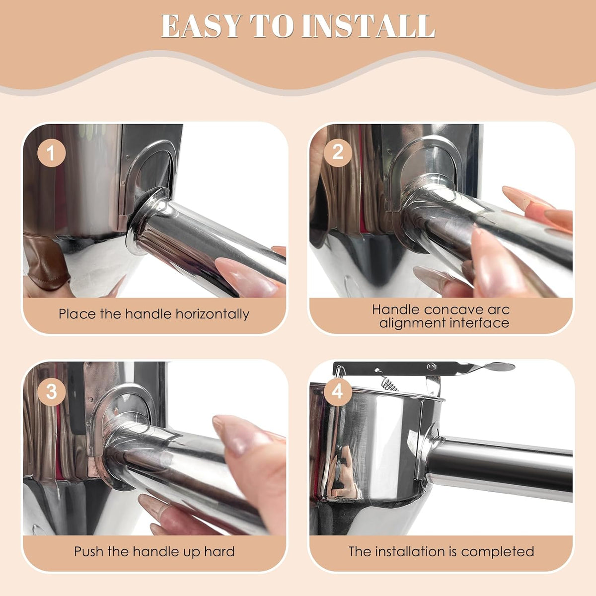 20oz Stainless Steel Pancake Batter Dispenser, 600ml Stand | Piston Funnel Dispenser with Stand for Pancakes, Waffles, Cupcakes, Takoyaki, Chocolate, Baking & Commercial Use