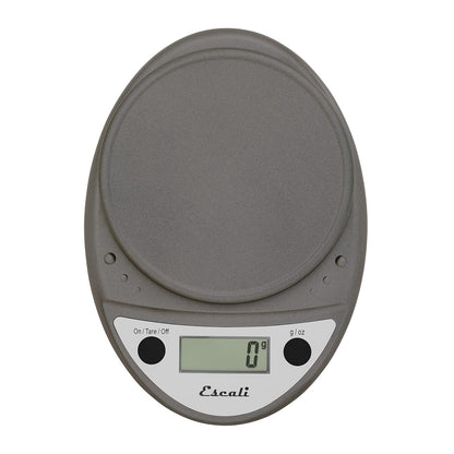 Primo Digital Food Scale Multi-Functional Kitchen Scale and Baking Scale for Precise Weight Measuring and Portion Control, 8.5 x 6 x 1.5 inches, Chrome