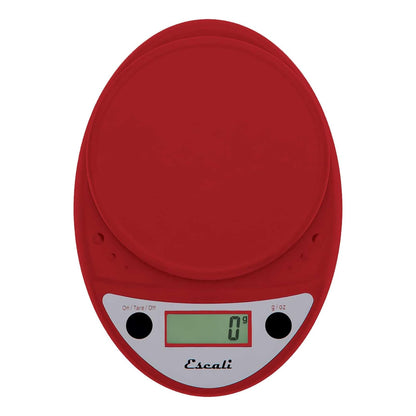 Primo Digital Food Scale Multi-Functional Kitchen Scale and Baking Scale for Precise Weight Measuring and Portion Control, 8.5 x 6 x 1.5 inches, Chrome