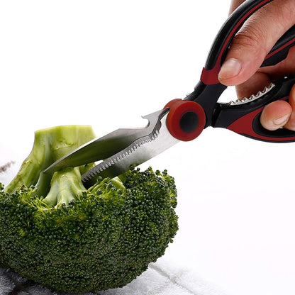 Kitchen Shears,Premium Heavy Duty Shears Ultra Sharp Stainless Steel Multi-function Kitchen Scissors for Chicken/Poultry/Fish/Meat/Vegetables/Herbs/BBQ…