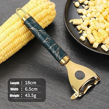 Cob Gobbler Corn Peeler, Cobb Gobbler Corn Shucker, Effortless & Fast Cobb Gobbler - Effortless Corn Stripper, Corn Cob Stripper Tool, Stainless Steel Corn Thresher Tool (1PC)
