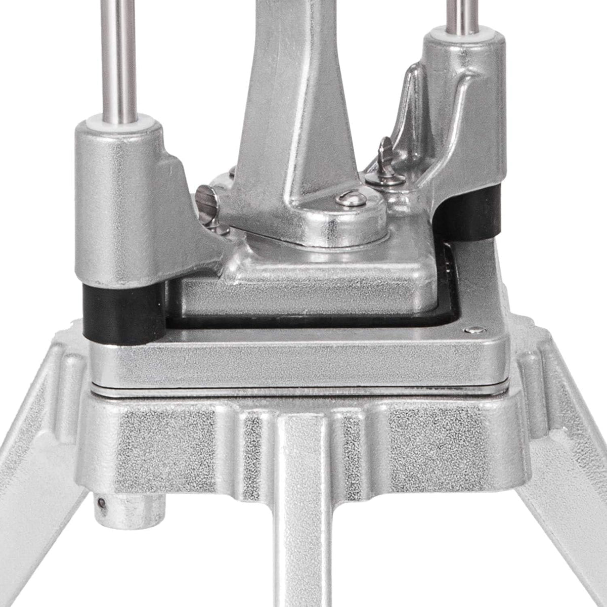 2-in-1 Commercial Manual Juicer & French Fry Cutter, Heavy Duty Cast Aluminum Citrus Press and Vegetable Chopper with 1/4", 3/8" & 1/2" Stainless Steel Blades for Potato, Orange & Lemon
