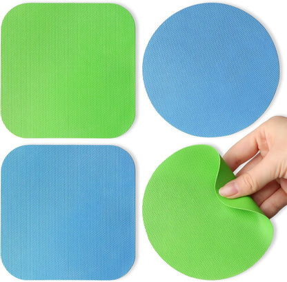 Rubber Jar Opener Pads Set of 4, Non-Slip Gripper Pads for Jars