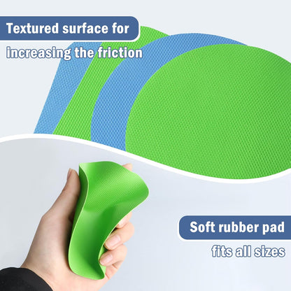 Rubber Jar Opener Pads Set of 4, Non-Slip Gripper Pads for Jars