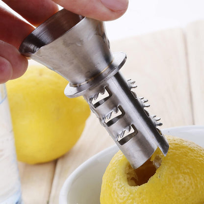 Stainless Steel Manual Lemon Juicer, Reamer 18/8 Stainless Steel, Hand Citrus Juicer and Lemon Pourer
