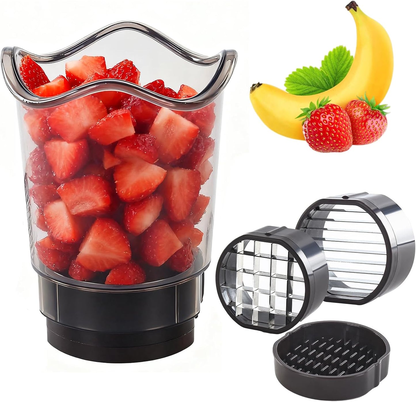 Egg Slicer for Hard Boiled Eggs,Strawberry Slicer Kitchen Gadget