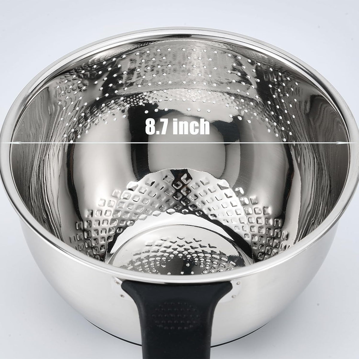 Stainless Steel Kitchen Strainers and Colanders with Cheese Grater
