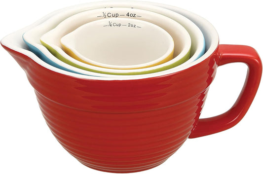 Bowl Shaped Measuring Cups (Set of 4 Sizes)