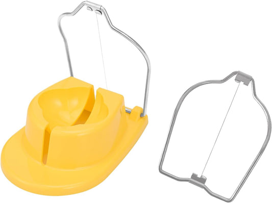 Egg Slicer for Hard Boiled Eggs, Deviled Eggs, Pickled Eggs Cut Eggs in Half Stainless Steel Wire Egg Cutter Kitchen Chopper Tool With a Spare Accessory Suitable for Home, Restaurant