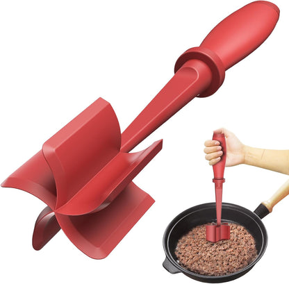 Upgrade Meat Chopper Hamburger Masher Ground Beef Smasher Utensil Mix Tool