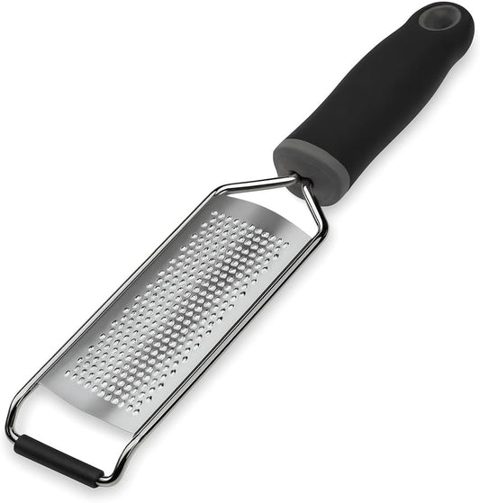 Stainless Steel Ultra Fine Cheese Grater Great for Hard Cheeses, Chocolate, Nutmeg, and Lemon Zest