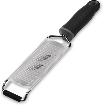 Stainless Steel Ultra Fine Cheese Grater Great for Hard Cheeses, Chocolate, Nutmeg, and Lemon Zest