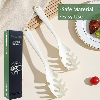 3 Pack of Pasta Fork, Spaghetti Server, Professional Pasta Server Spoon Heat Resistant Noodle Spoon