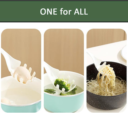 3 Pack of Pasta Fork, Spaghetti Server, Professional Pasta Server Spoon Heat Resistant Noodle Spoon