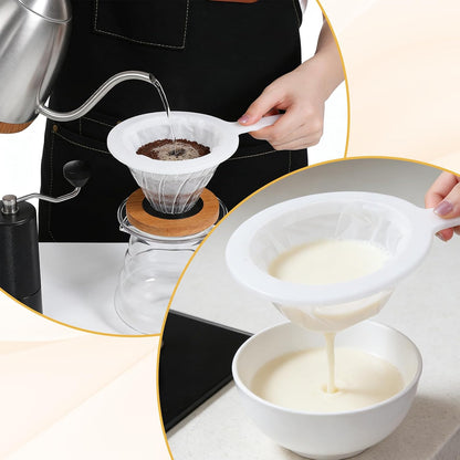 Fine Mesh Strainer with Handle, 3 Pcs Mini Kitchen Colander Sieve