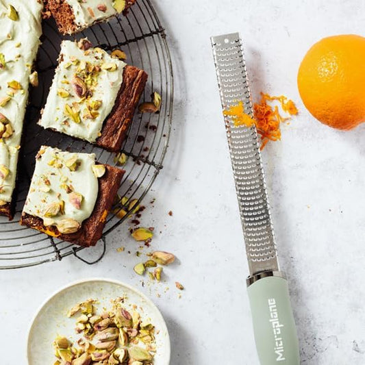 Premium Series Zester Grater Pistachio (Cheese, Grater, Ginger, Garlic, Almond, Chocolate, Onions)