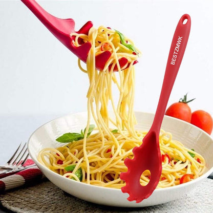 Kitchen Utensil Set - 11 Cooking Utensils - Colorful Silicone Kitchen Utensils - Nonstick Cookware with Spatula Set - Colored Best Kitchen Tools Kitchen Gadgets (Khaki)