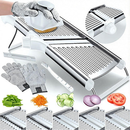 Gramercy Mandoline Food Slicer With 12 Slice Settings, LITE Edition