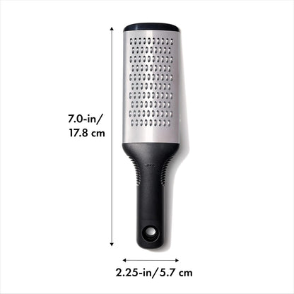 NEW Good Grips Grater, Stainless Steel, Black