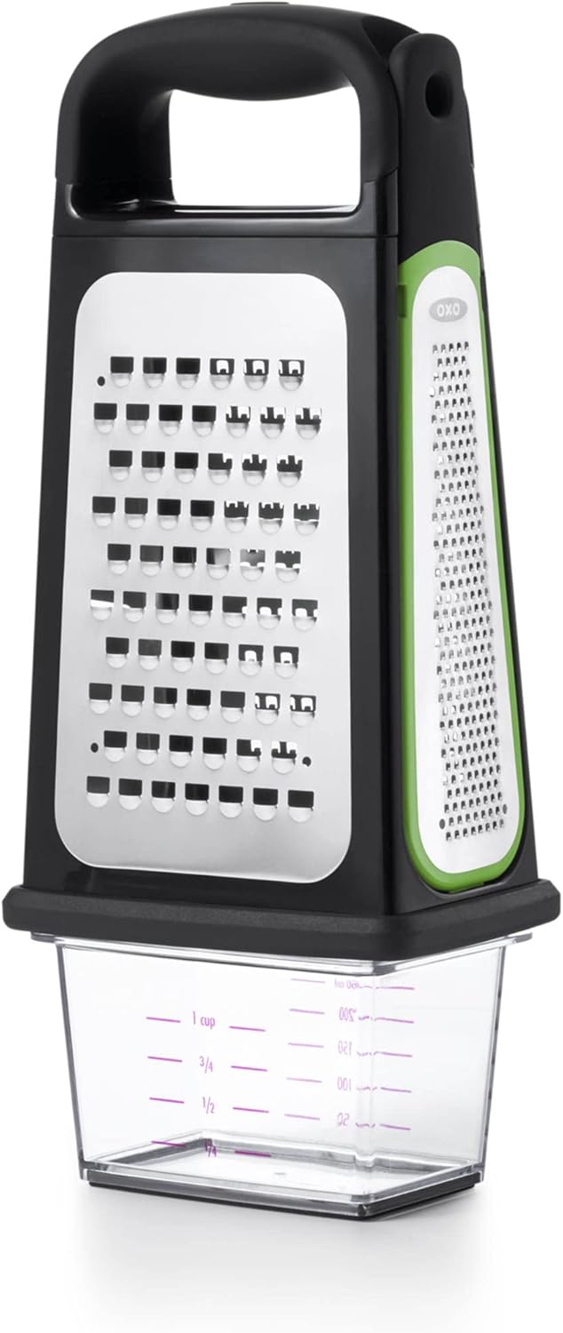 NEW Good Grips Grater, Stainless Steel, Black