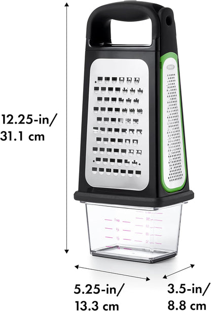 NEW Good Grips Grater, Stainless Steel, Black
