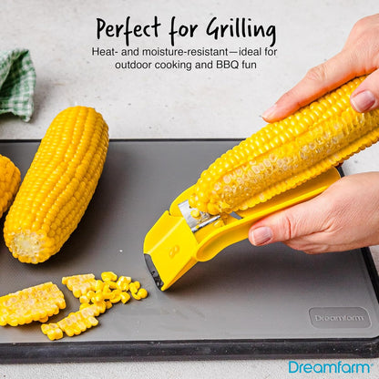 Corn Accessories Set - Yellow/Black, Set of 5