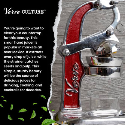Red Artisan Citrus Juicer, Small